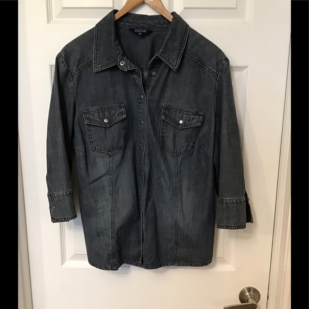 Plus Size Reitmans Denim Jacket
